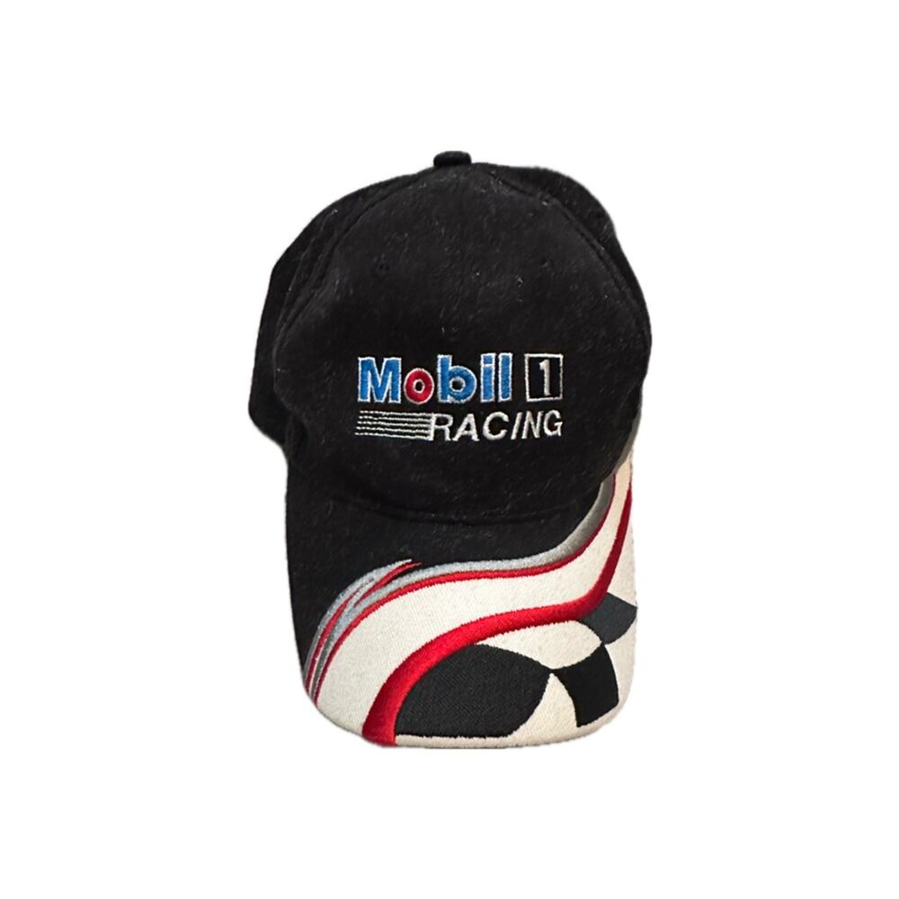Mobile one racing Hat Checkered Flag